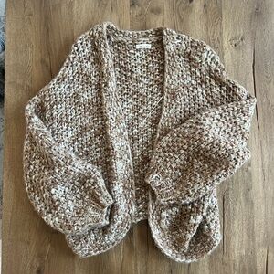 Chunky Knit Women's Sweater - Brown